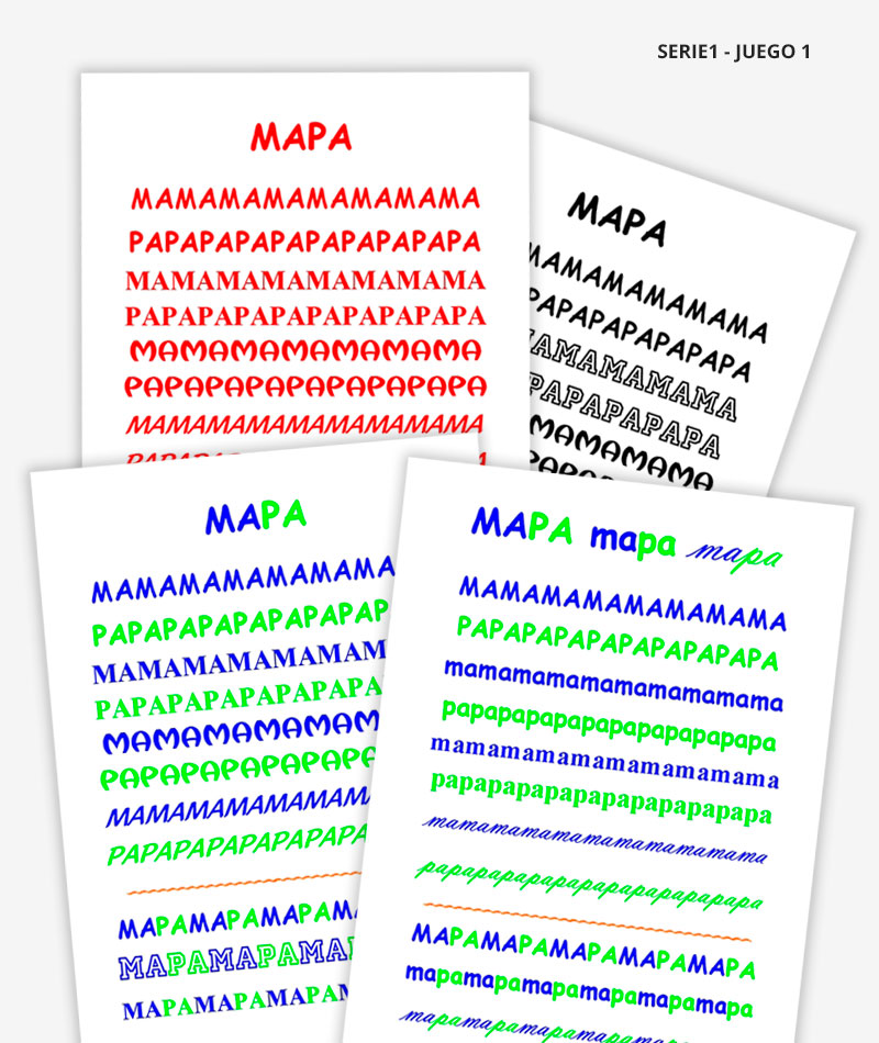 Laminas silablado mapa